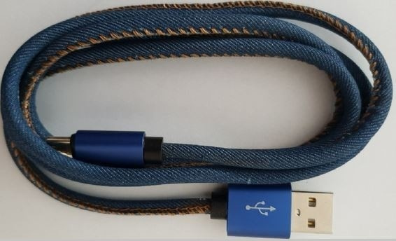 Gembird USB 2.0 USB-C male - USB-A 2m (GM-JEANS-TYPEC-2M) - Image 3