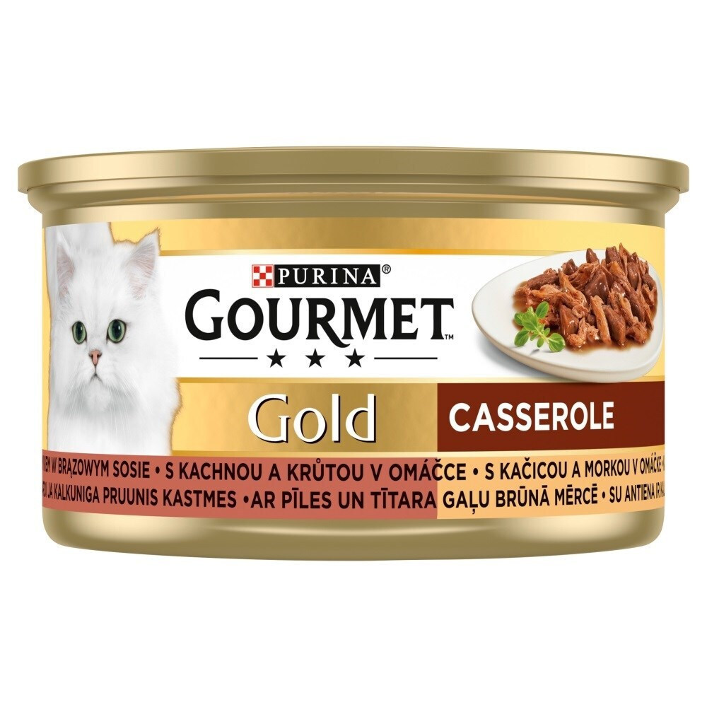 Gourmet Υγρή Τροφή για Ενήλικες Γάτες σε Κονσέρβα με Γαλοπούλα και Πάπια 85gr DLZPUIKMK0021