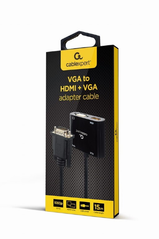 Cablexpert VGA male σε HDMI / VGA female 1τμχ (A-VGA-HDMI-02) - Image 6