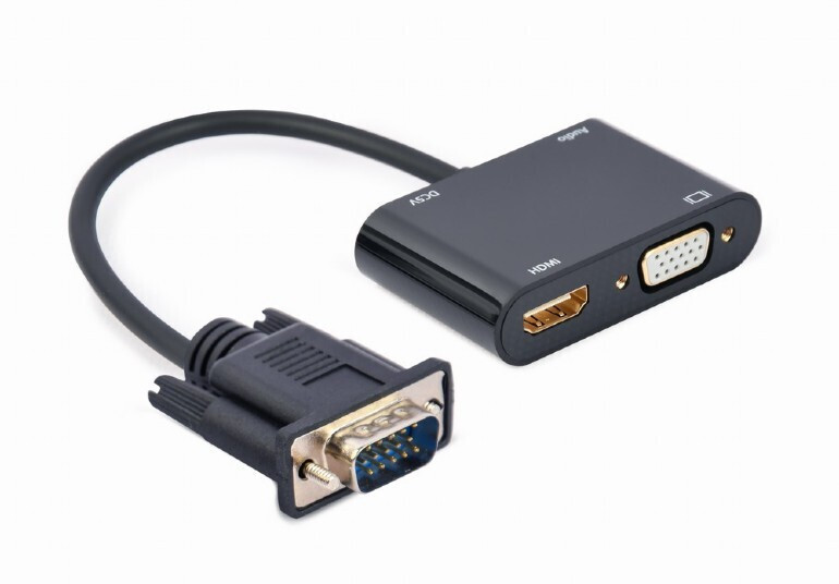 Cablexpert VGA male σε HDMI / VGA female 1τμχ (A-VGA-HDMI-02) - Image 2