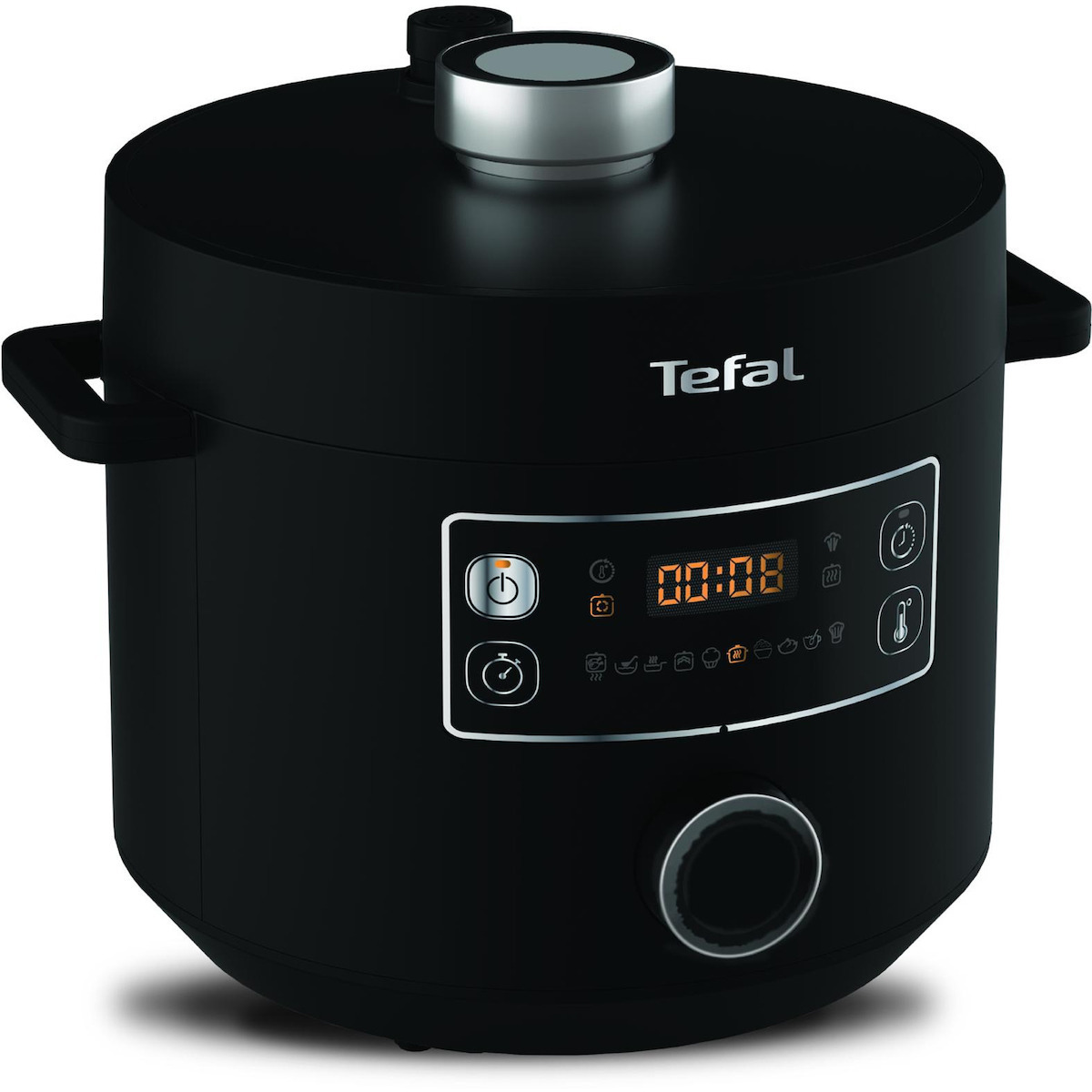 Tefal Turbo Cuisine Πολυμάγειρας 1090W με Χωρητικότητα 5lt Μαύρος