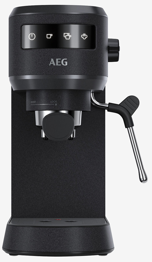 AEG Ημιαυτόματη για Αλεσμένο Καφέ Μαύρη EC6-1-6BST - Image 2