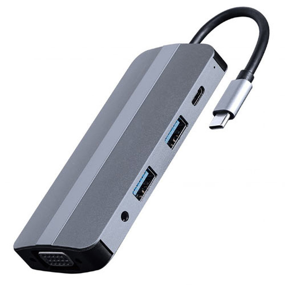 Cablexpert USB-C Docking Station με HDMI 4K PD (A-CM-COMBO8-02)