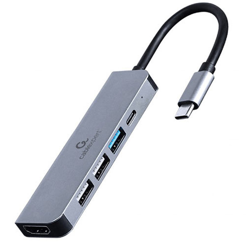 Cablexpert USB-C Docking Station με HDMI 4K PD (A-CM-COMBO5-03)