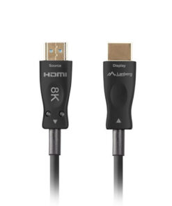Alternative view of Lanberg HDMI 2.1 Cable HDMI male - HDMI male 40m Μαύρο (CA-HDMI-30FB-0400-BK)