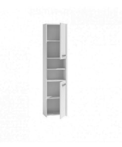 Alternative view of Topeshop S40 Στήλη Μπάνιου Δαπέδου Μ40xΒ30xΥ170cm Λευκή