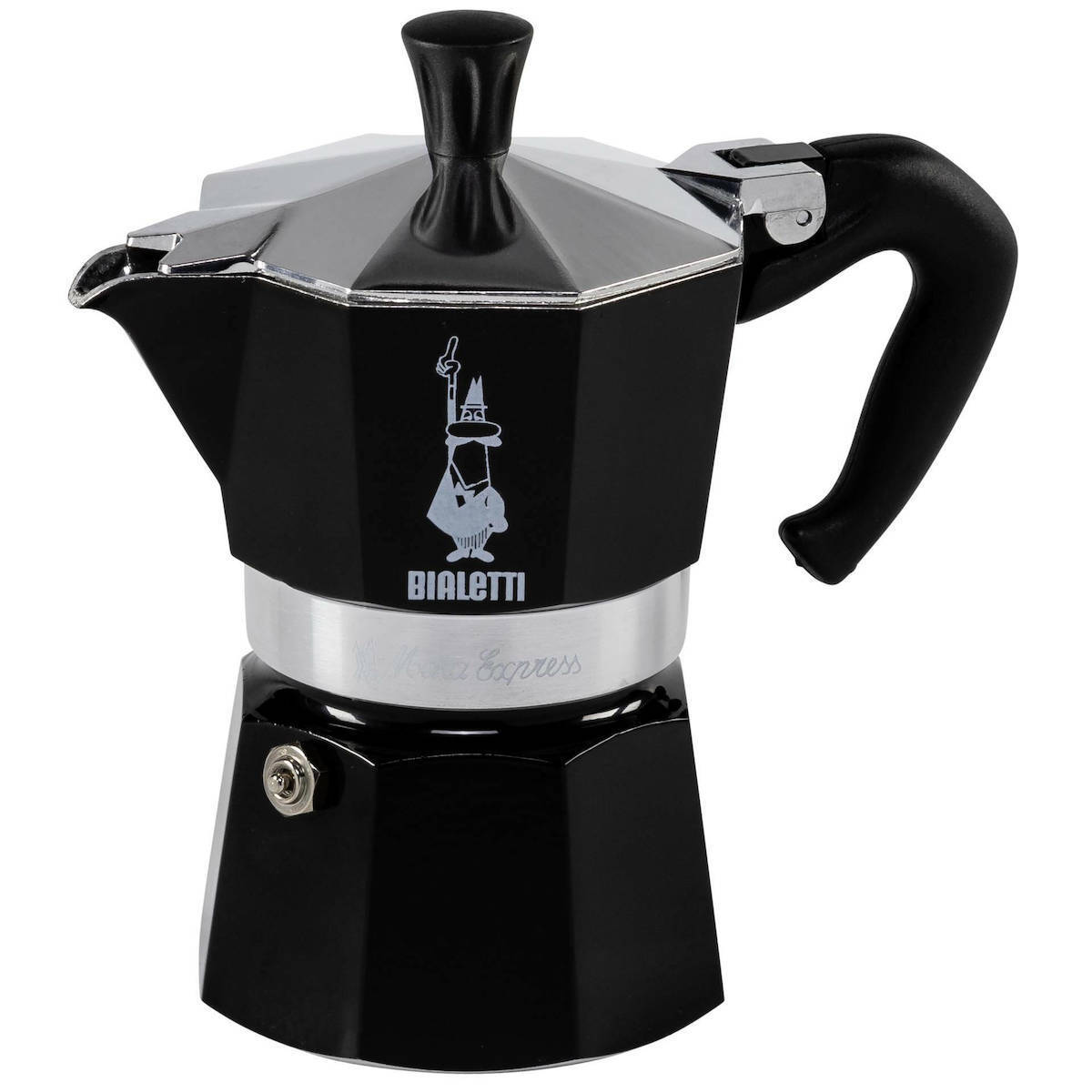 Bialetti Moka Express Μπρίκι Espresso 3cups Μαύρο - Image 3