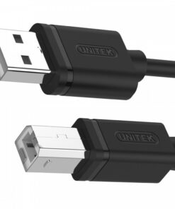 Unitek USB 2.0 Cable USB-A male - USB-B male Μαύρο 3m (Y-C420GBK)