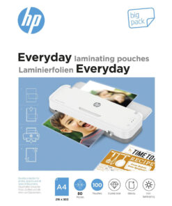 HP Ζελατίνες Πλαστικοποίησης Everyday A4 9154 A4 80 microns 100τμχ