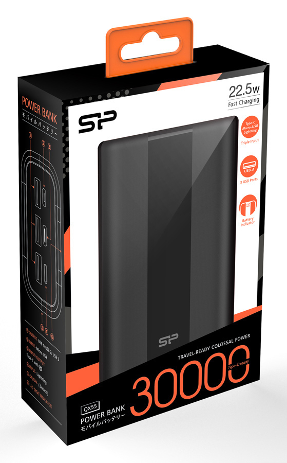 Silicon Power QX55 30000mAh 22.5W Μαύρο - Image 2