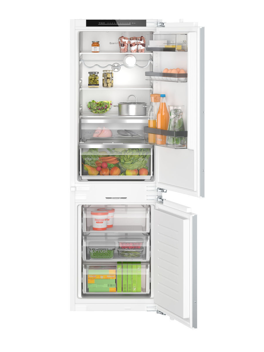 Bosch Ψυγειοκαταψύκτης 260lt NoFrost Λευκός KIN86ADD0