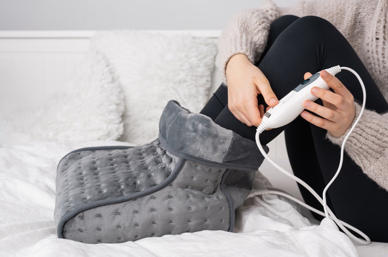 N'Oveen Ηλεκτρική Θερμοφόρα Ποδιών Γκρι 30x30εκ. - Image 8