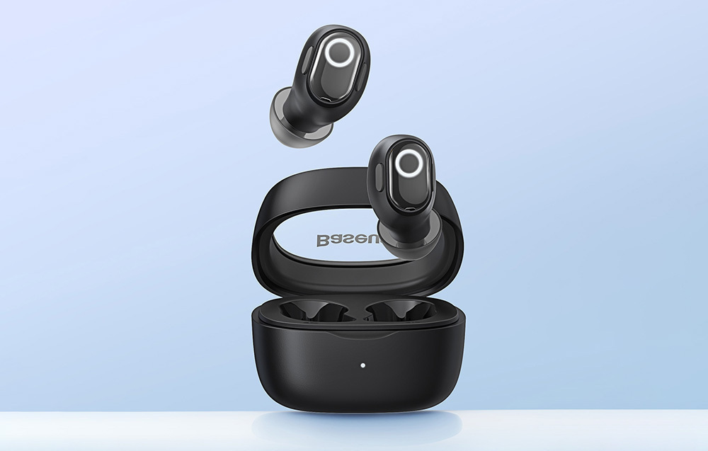 Baseus Bowie WM02 In-ear Bluetooth Handsfree Ακουστικά με Θήκη Φόρτισης Μαύρα - Image 3