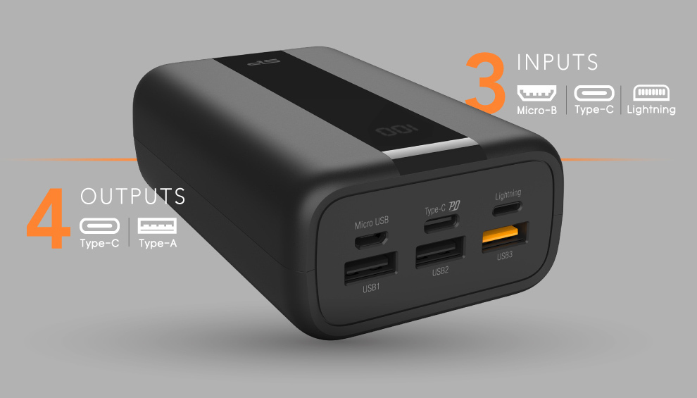 Silicon Power QX55 30000mAh 22.5W Μαύρο - Image 3