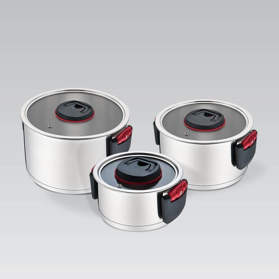 Maestro MR-3530-6 Σετ Κατσαρόλες από Ανοξείδωτο Ατσάλι Ασημί MR-3530-6 6τμχ - Image 6