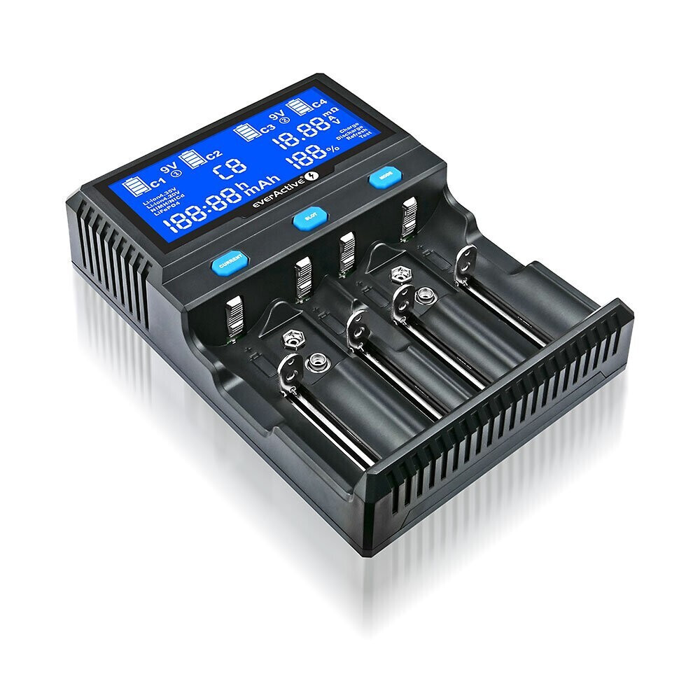 everActive UC-4200 Φορτιστής 4 Μπαταριών Li-ion/Ni-MH Μεγέθους AA/AAA/D/18650/16340/26650/14500 - Image 3