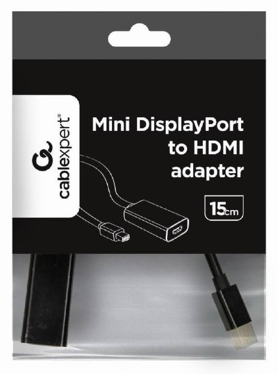 Gembird mini DisplayPort male σε HDMI female 1τμχ (GM-MDP-HDMIF-02)