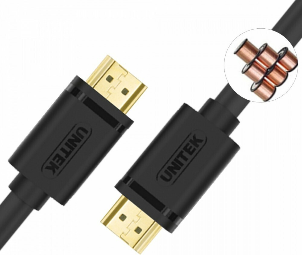 Unitek HDMI 2.0 HDMI male - HDMI male 1.5m Μαύρο (Y-C137M) - Image 3