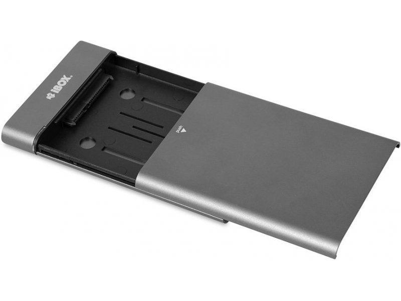 iBox HD-06 Θήκη για Σκληρό Δίσκο 2.5" SATA III με σύνδεση Type-C σε Γκρι χρώμα - Image 4