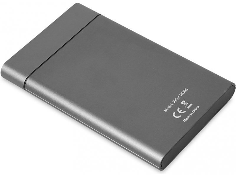 iBox HD-06 Θήκη για Σκληρό Δίσκο 2.5" SATA III με σύνδεση Type-C σε Γκρι χρώμα - Image 3