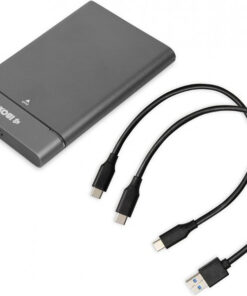 Alternative view of iBox HD-06 Θήκη για Σκληρό Δίσκο 2.5" SATA III με σύνδεση Type-C σε Γκρι χρώμα
