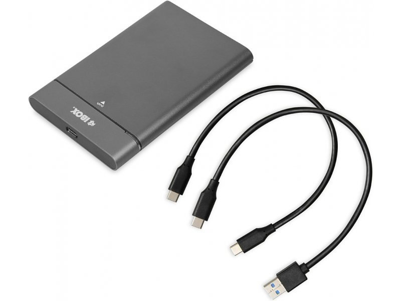 iBox HD-06 Θήκη για Σκληρό Δίσκο 2.5" SATA III με σύνδεση Type-C σε Γκρι χρώμα - Image 2