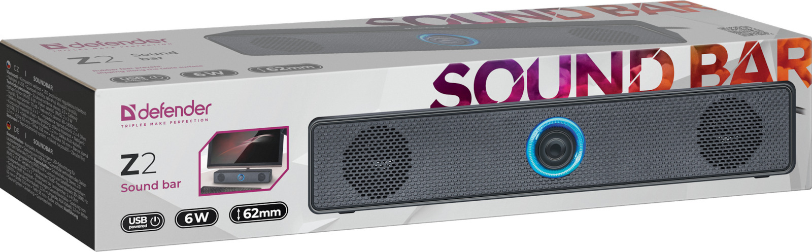 Defender Z2 2.0 με Ισχύ 6W σε Μαύρο Χρώμα - Image 6