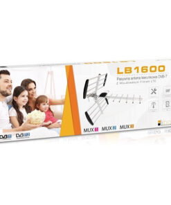 Alternative view of Libox LB1600 Εξωτερική Κεραία Τηλεόρασης (δεν απαιτεί τροφοδοσία) σε Μαύρο Χρώμα Σύνδεση με Ομοαξονικό (Coaxial) Καλώδιο