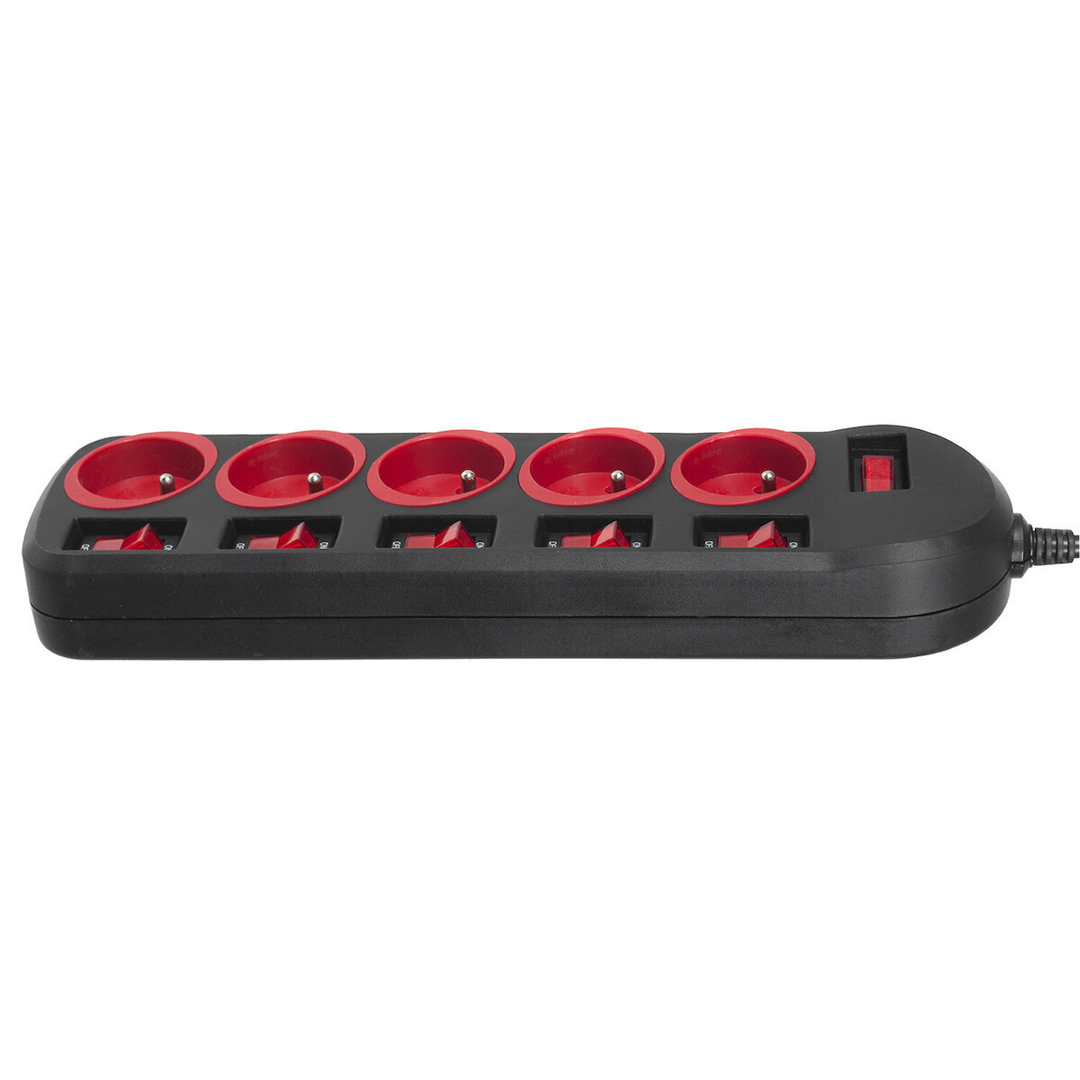 Maclean Energy Πολύπριζο 5 Θέσεων με USB-A, Διακόπτη και Καλώδιο 1.5m - Image 3