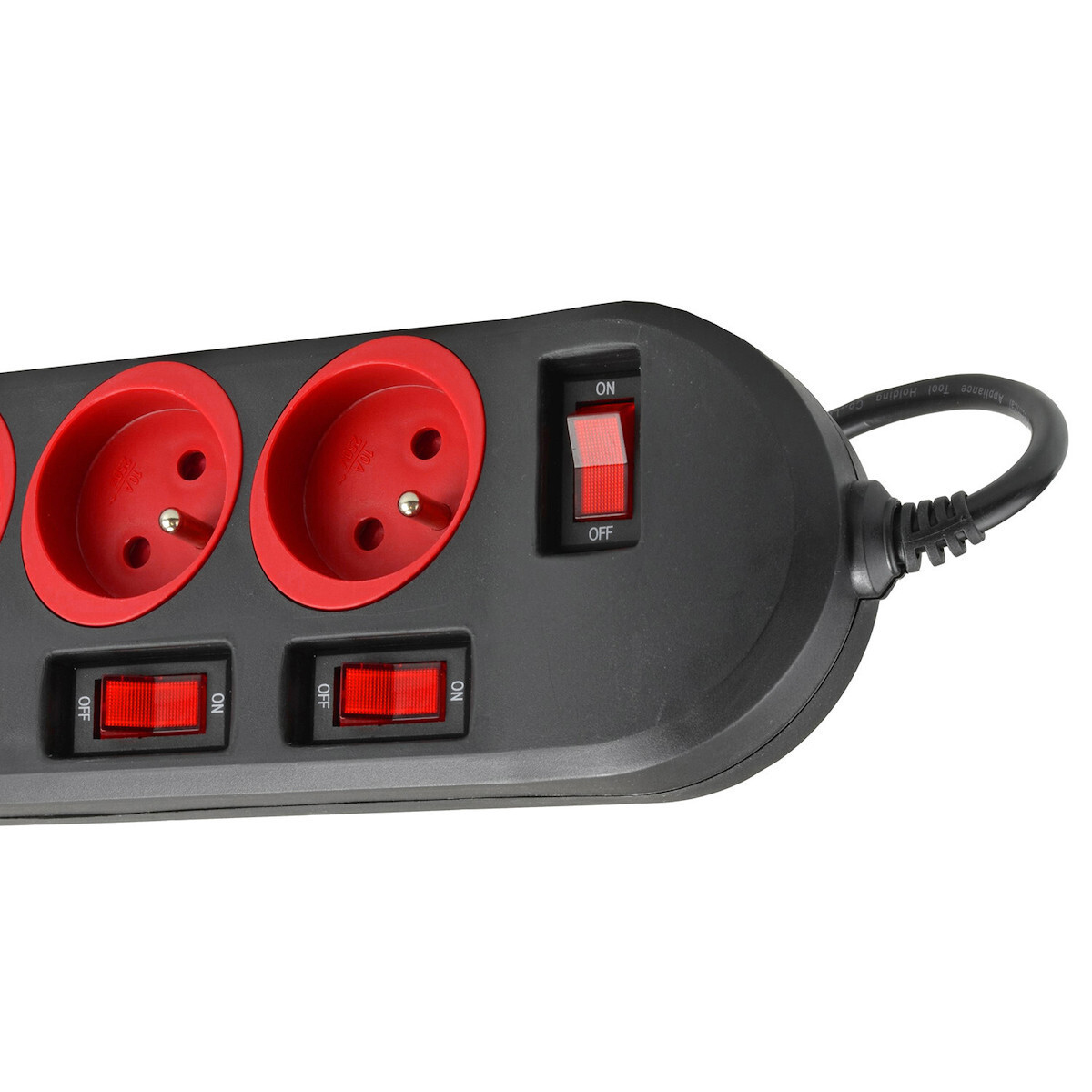 Maclean Energy Πολύπριζο 5 Θέσεων με USB-A, Διακόπτη και Καλώδιο 1.5m - Image 5