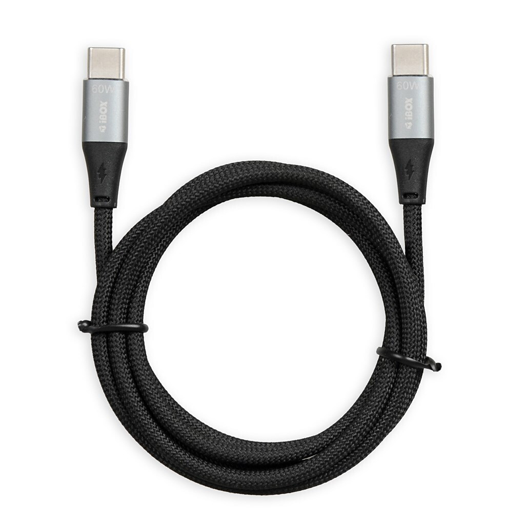 iBox USB 2.0 USB-C male - USB-C 60W 2m (IKUTC2B)