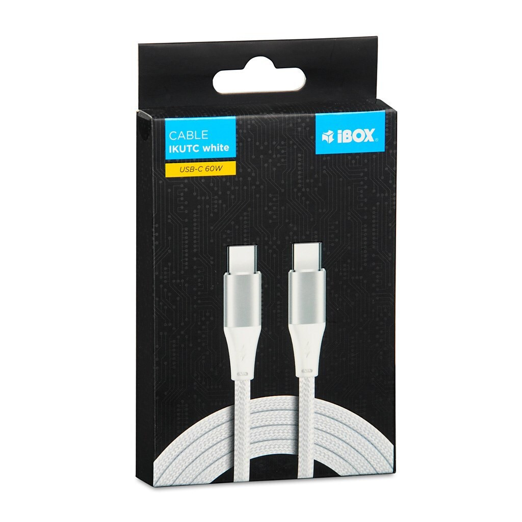 iBox USB 2.0 USB-C male - USB-C 60W 2m (IKUTC2W) - Image 3