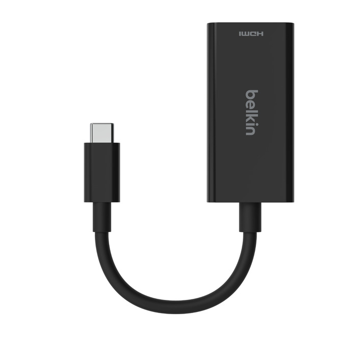 Belkin USB-C male σε HDMI / USB-C female 1τμχ (AVC013BTBK) - Image 2