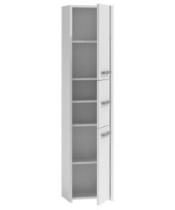 Alternative view of Topeshop S43 Στήλη Μπάνιου Δαπέδου Μ40xΒ30xΥ170cm Λευκή