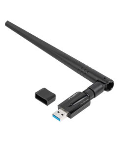 Lanberg NC-1200-WIE Ασύρματος USB Αντάπτορας Δικτύου με Αποσπώμενη Κεραία 1200Mbps