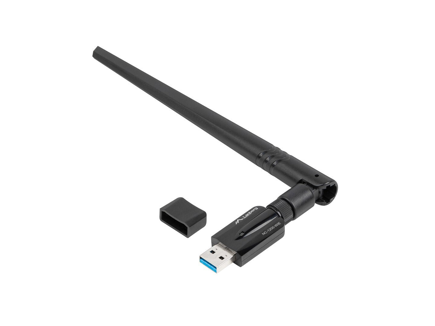 Lanberg NC-1200-WIE Ασύρματος USB Αντάπτορας Δικτύου με Αποσπώμενη Κεραία 1200Mbps