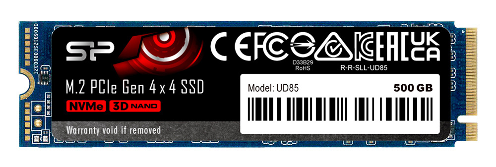 Silicon Power UD85 SSD 500GB M.2 NVMe PCI Express 4.0 SP500GBP44UD8505