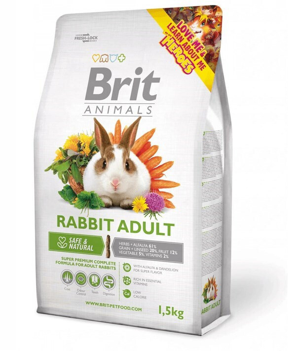 Brit Τροφή για Κουνέλι Rabbit Adult 1.5kg
