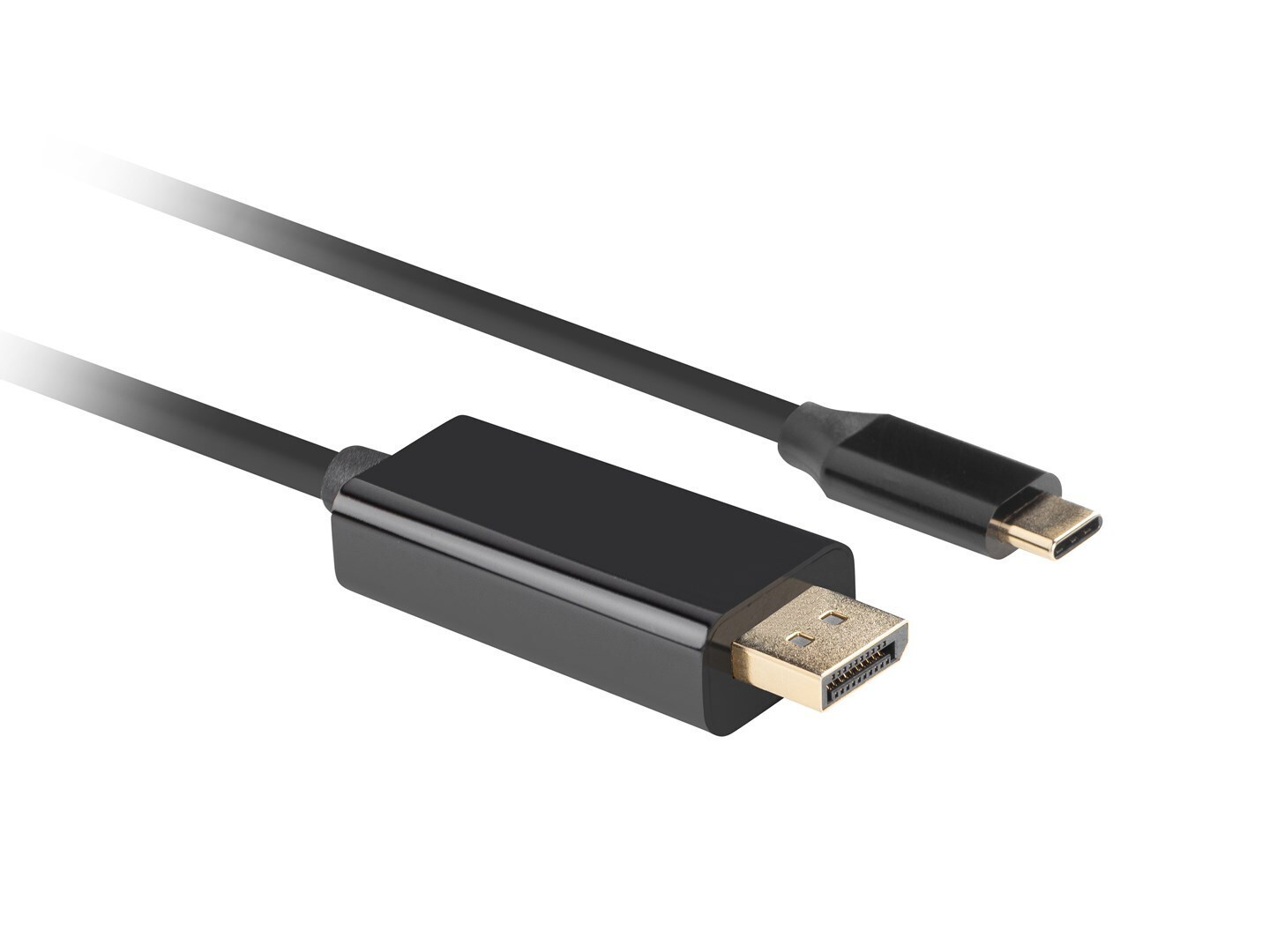 Lanberg USB 3.2 Cable USB-C male - DisplayPort Μαύρο 3m (CA-CMDP-10CU-0030-BK) - Image 3