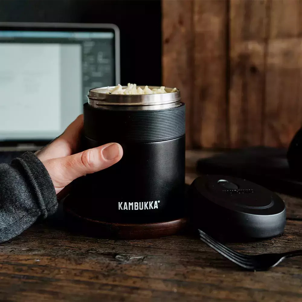 Kambukka Bora Matte Black 600ml - Image 3