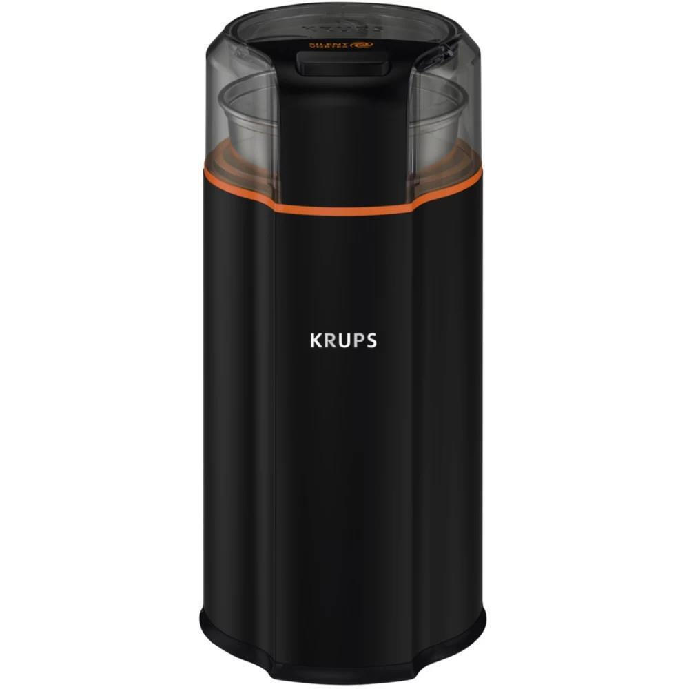 Krups Silent Vortex Ηλεκτρικός Μύλος Καφέ 175W με Χωρητικότητα 90gr και 3 Επίπεδα Άλεσης Μαύρος - Image 2