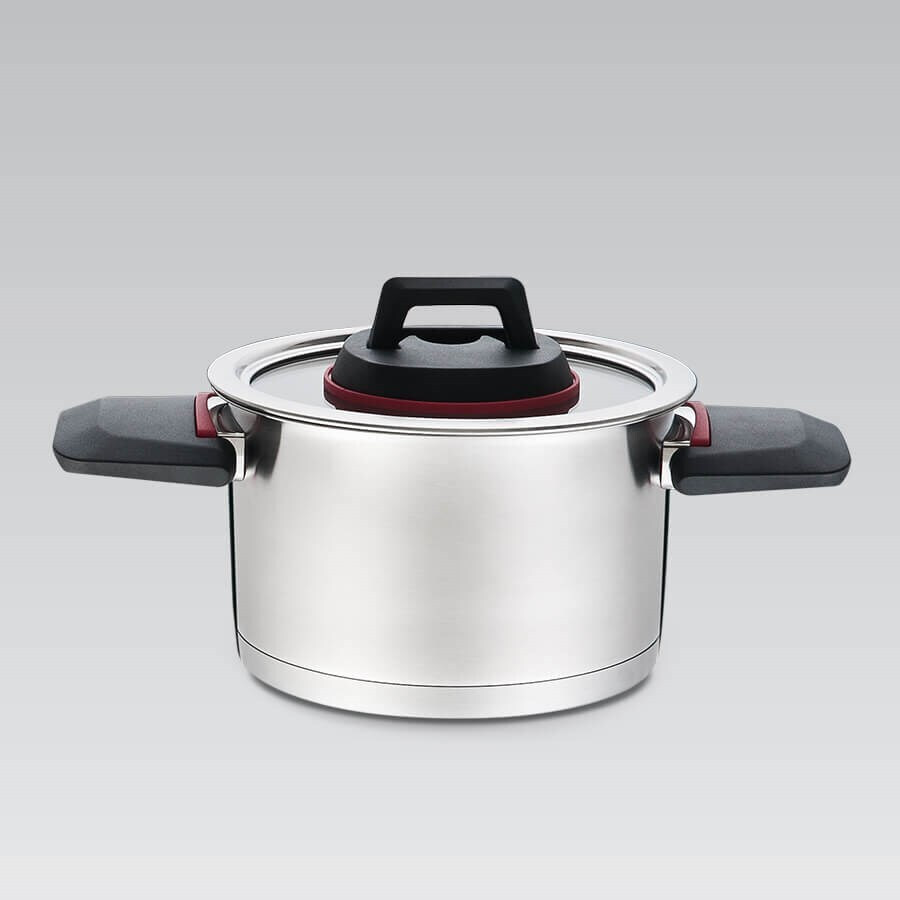 Maestro Βαθιά Ανοξείδωτη Κατσαρόλα 4.2lt / 22cm