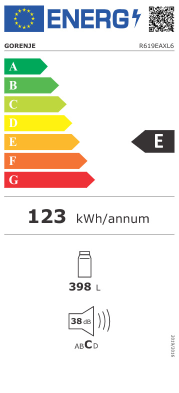 Gorenje Συντήρηση 398lt Inox R619EAXL6 - Image 3