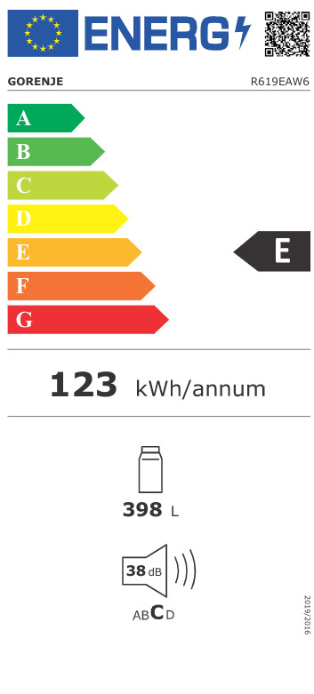 Gorenje Συντήρηση 398lt Λευκό R619EAW6 - Image 3