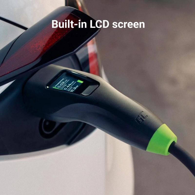 Green Cell Habu EV Mobile Charger Φορητός Τριφασικός Σταθμός Φόρτισης 11kW με Ενσωματωμένο Καλώδιο Type 2 (EVGC01) - Image 2