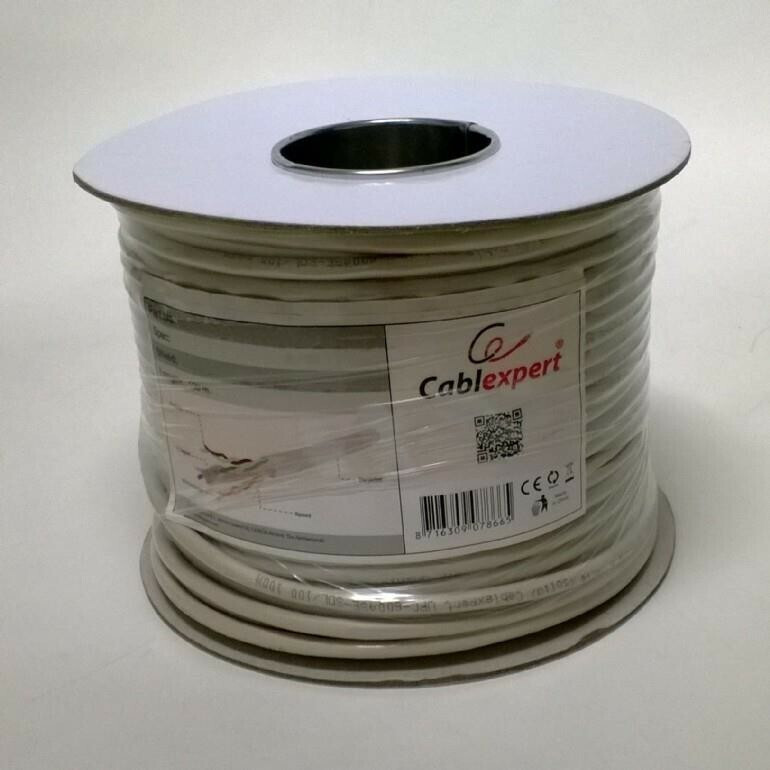 NG S/UTP Cat.6 Καλώδιο Δικτύου Ethernet 100m Γκρι 1τμχ