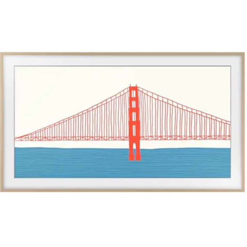 Samsung Frame Modern Teak 55" - Image 4