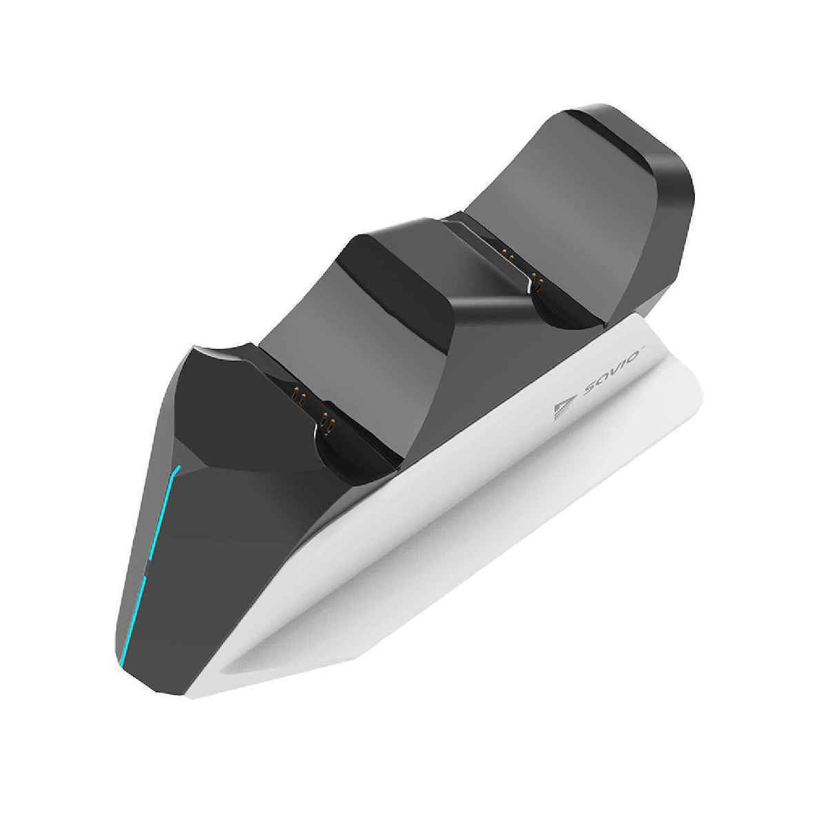 Savio Charging Station Βάση Φόρτισης για 2 χειριστήρια PS5 Λευκή