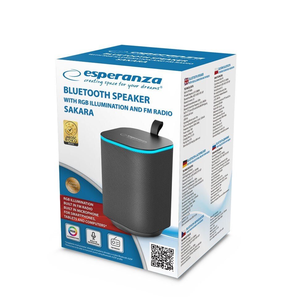 Esperanza Bluetooth 10W έως 5 ώρες Μαύρο EP155 - Image 4