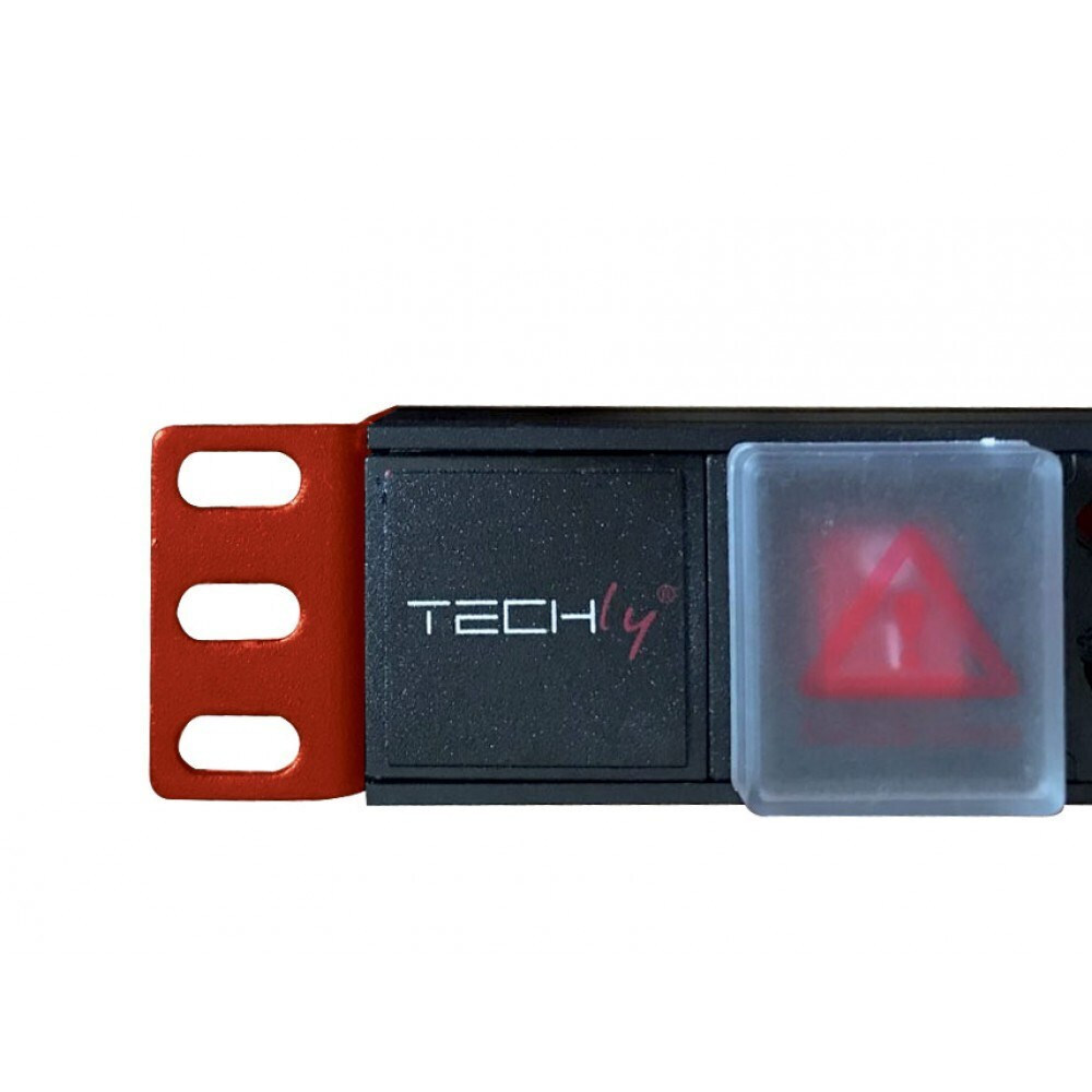 Techly I-CASE Πολύπριζο Rack 8xAC 1U STRIP-81UD - Image 2